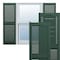 Ekena Millwork Lifetime Vinyl, TailorMade Cathedral Top Center Mullion, Open Louver, Shutter Loks, LL1C12X04100MG, PR LL1C12X04100MG - alternate 1